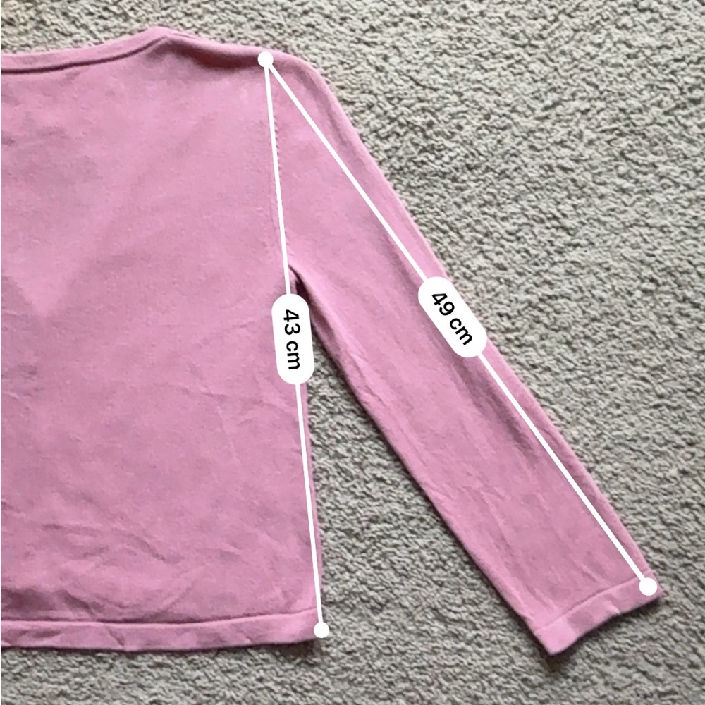 Weekend Max Mara Silk Linen Cropped Cardigan in Dusty Pink - Picture 5 of 5
